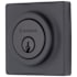 Brinks Mendocino Single Cylinder Keyed Entry Deadbolt from the Contemporary Collection Matte Black