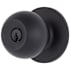 Brinks Raleigh Knob Set with Round Rose from the Transitional Collection Matte Black