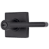 Brinks Mendocino Lever Set with Square Rose from the Contemporary Collection Matte Black