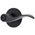 Brinks Raleigh Lever Set with Round Rose from the Transitional Collection Matte Black
