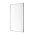Brio Lighting Brio Reflections 20"W x 40"H Rectangular Beveled Aluminum Framed Wall Mounted Bathroom Mirror Black