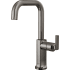 Brizo Kintsu 1.8 GPM Single Hole Bar Faucet with Square Spout - Less Handle Lumicoat Black Onyx