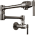 Brizo Frank Lloyd Wright 4 GPM Wall Mounted Single Hole Pot Filler Brilliance Black Onyx