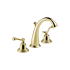 Brizo-6520LF-LHP-Faucet in Brilliance Brass with Stylish Lever Handles