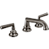 Brizo Beauclere 1.2 GPM Widespread Bathroom Faucet - Less Drain Assembly and Handles Brilliance Black Onyx