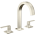 Brizo Frank Lloyd Wright 1.2 GPM Widespread Bathroom Faucet - Less Handles and Drain Assembly Brilliance Polished Nickel