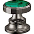 Brizo Beauclere Wheel Handles with Malachite Insert for Widespread Bathroom Faucet Brilliance Black Onyx / Malachite