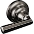 Brizo Beauclere Lever Handles for Wall Mounted Tub Filler Brilliance Black Onyx