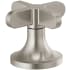 Brizo Widespread Lavatory Low Cross Handles Only Brilliance Brushed Nickel