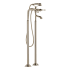 Brizo Floor Mounted Tub Filler with Hand Shower from the Baliza Collection (Less Valve) Brilliance Brushed Nickel