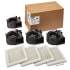 Broan Flex™ 80 CFM 2 Sone Bathroom Fan Finish Project Pack - Pack of 4 White