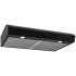 Broan MTR1 Series 130 - 350 CFM 30 Inch Wide Under Cabinet Range Hood with EZ1 Brackets Black