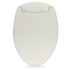 Brondell LumaWarm Heated Toilet Seat with LED Nightlight, Elongated Biscuit