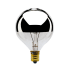 Bulbrite Pack of (25) 25 Watt Dimmable G16.5 Candelabra (E12) Incandescent Bulbs - 135 Lumens and 2700K Half Chrome