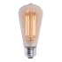 Bulbrite Pack of (2) 7 Watt Vintage Edison Dimmable ST18 Medium (E26) LED Bulbs - 650 Lumens, 2100K, and 80CRI Antique
