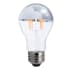 Bulbrite Pack of (2) 4.5 Watt Dimmable A19 Medium (E26) LED Bulbs - 360 Lumens, 2700K, and 80CRI Half Chrome