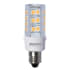 Bulbrite Pack of (2) 4.5 Watt Dimmable T4 Candelabra (E12) LED Bulbs - 400 Lumens, 2700K, and 80CRI Clear