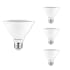 Bulbrite Pack of (4) 10 Watt Dimmable Medium (E26) LED Bulbs- 800 Lumens, 3000K, and 80CRI White