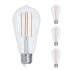 Bulbrite Pack of (4) 4.5 Watt Vintage Edison Dimmable ST18 Medium (E26) LED Bulbs - 450 Lumens, 2700K, and 90CRI Clear