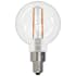 Bulbrite Pack of (4) 2.5 Watt Dimmable G16 Candelabra (E12) LED Bulbs - 250 Lumens, 2700K, and 90CRI Clear