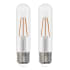 Bulbrite Pack of (2) 3 Watt Vintage Edison Dimmable T9 Medium (E26) LED Bulbs - 250 Lumens, 3000K, and 90CRI Clear