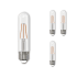 Bulbrite Pack of (8) 5 Watt Vintage Edison Dimmable T9 Medium (E26) LED Bulbs - 450 Lumens, 2700K, and 80CRI Clear