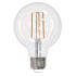 Bulbrite Pack of (4) 13 Watt Vintage Edison Dimmable G25 Medium (E26) LED Bulbs - 1400 Lumens, 3000K, and 90CRI Clear