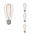 Bulbrite Pack of (4) 3 Watt Vintage Edison Dimmable ST18 Medium (E26) LED Bulbs - 230 Lumens, 2100K, and 80CRI Clear