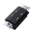 Buster + Punch US Electricity 15 Ampere USB-A Outlet Black