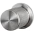 Buster + Punch Cross Luxury Modern Industrial Passage Door Knob Set with Round Rose, Diamond Knurled Knobs and 3-3/4" Backset Steel