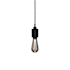 Buster + Punch Heavy Metal 2" Wide Mini Pendant with Cross Knurl Black