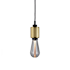 Buster + Punch Heavy Metal 2" Wide Mini Pendant with Linear Knurl Brass