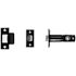 Buster + Punch 2-3/8 Inch Backset Passage Door Latch Black