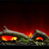 Light Green Log Ember Bed