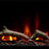 Red Log Ember Bed