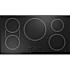 Cafe 36 Inch Wide 5 Burner Induction Cooktop with Built-in Wi-Fi Black