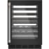 Cafe 24 Inch Wide 46 Bottle Capacity Built-In/Free Standing Wine Cooler Black / Brushed Stainless