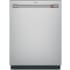 Cafe 24 Inch Wide 16 Place Setting Built-In Top Control Dishwasher with Dual Convection Ultra Dry and Ultra Wash Top Rack Stainless Steel