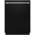 Cafe 24 Inch Wide 16 Place Setting Built-In Top Control Dishwasher with Dual Convection Ultra Dry, LED Lighting, and Ultra Wash Top Rack Matte Black