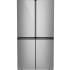 Cafe 36 Inch Wide 23 Cu. Ft. Energy Star Certified Four Door French Door Refrigerator with LED Lights and Humidity Control System Platinum Glass