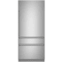 Cafe 36 Inch Wide 20.2 Cu. Ft. Bottom Freezer Refrigerator with Right Door Swing and Convertible Drawer Featuring 4 Temperature Settings Stainless Steel / Brushed Stainless