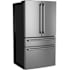 Cafe 36 Inch Wide 23.2 Cu. Ft. Energy Star Certified French Door Refrigerator with Advanced Water Filtration Stainless Steel