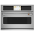 Cafe 30 Inch Wide 1.7 Cu. Ft. 975 Watt Built In Microwave with Convection Cooking and WiFi Stainless Steel