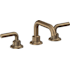 California Faucets Descanso 1.2 GPM Widespread Bathroom Faucet with Pop-Up Drain Assembly and Lever Handles Antique Brass Flat