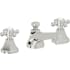 California Faucets Venice 1.2 GPM Widespread Bathroom Faucet with Double Handles - Includes Ceramic Disc Valve Polished Chrome