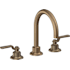 California Faucets Descanso Works 1.2 GPM Widespread Bathroom Faucet Antique Brass Flat