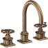 California Faucets Steampunk Bay 1.2 GPM Widespread Bathroom Faucet Antique Brass Flat