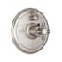 California Faucets Venice Double Handle Thermostatic Valve Trim Satin Nickel