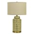 Cal Lighting Barletta 2 Light 25" Tall Buffet Table Lamp Antique Gold