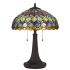 Cal Lighting Tiffany 2 Light 23" Tall Buffet Table Lamp Dark Bronze